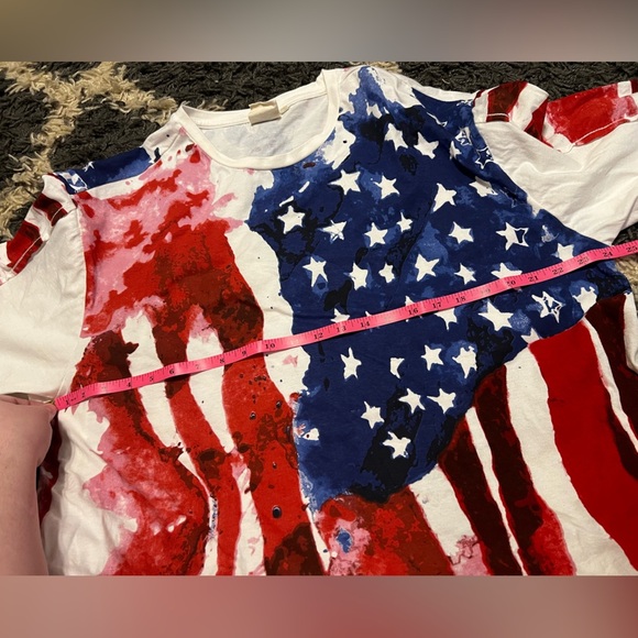 Vintage Jeanius American Flag All Over Print - Picture 12 of 12